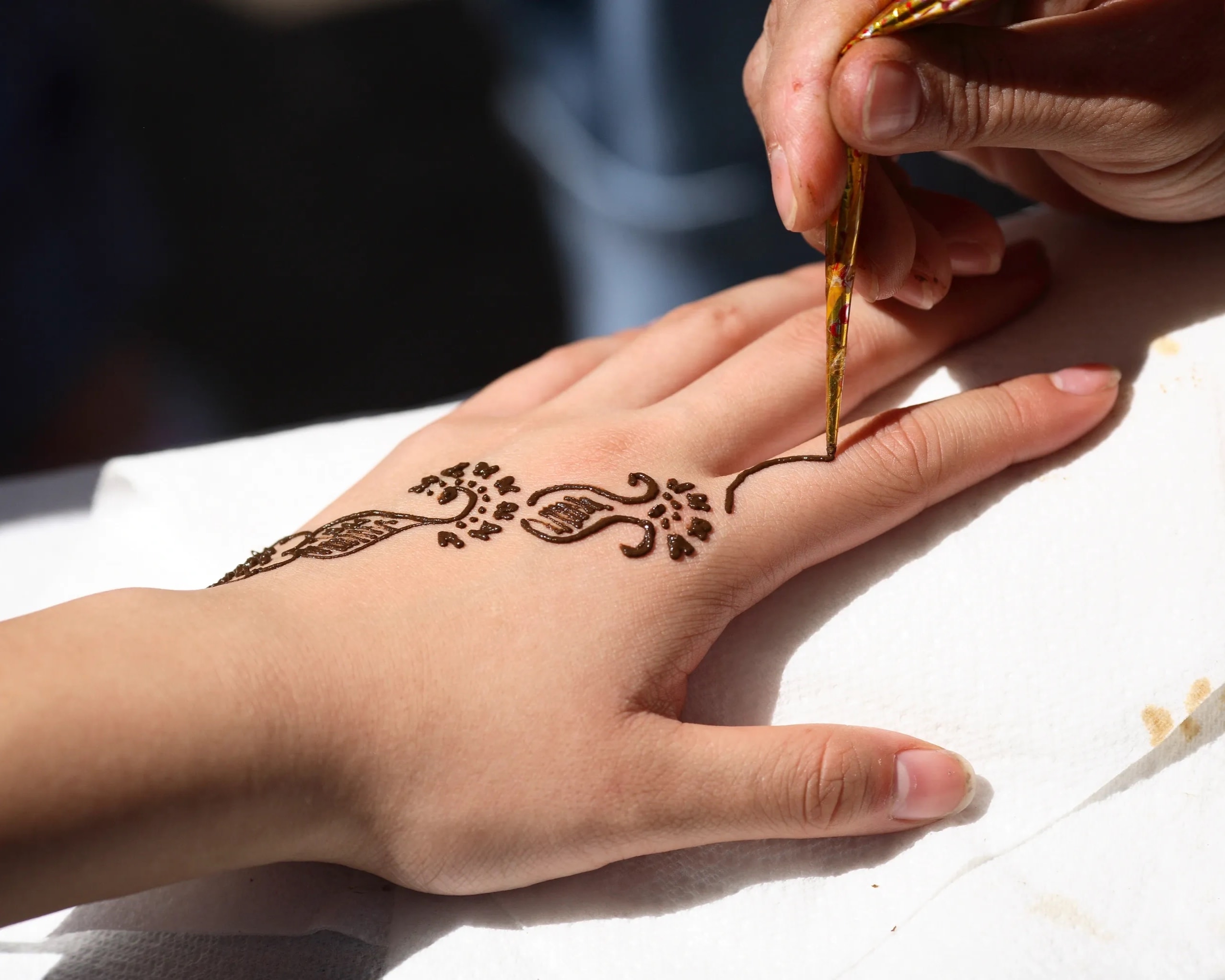 Henna tattoo design